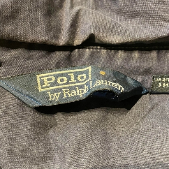Vintage Polo by Ralph Lauren Navy Blue Windbreaker Full Zip Jacket Men's XXL EUC - Picture 4 of 7